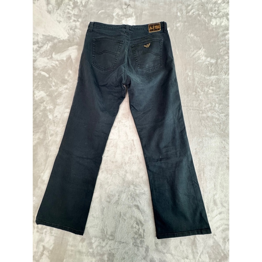 Armani Jeans Womens Dark‎ Wash Bootcut Denim Pants Size 12